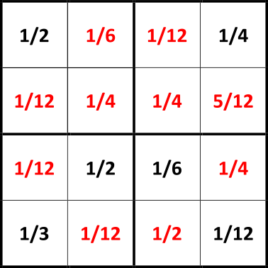 Fractions Solutions 355 - 360